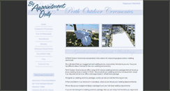 Desktop Screenshot of perthoutdoorceremonies.com.au